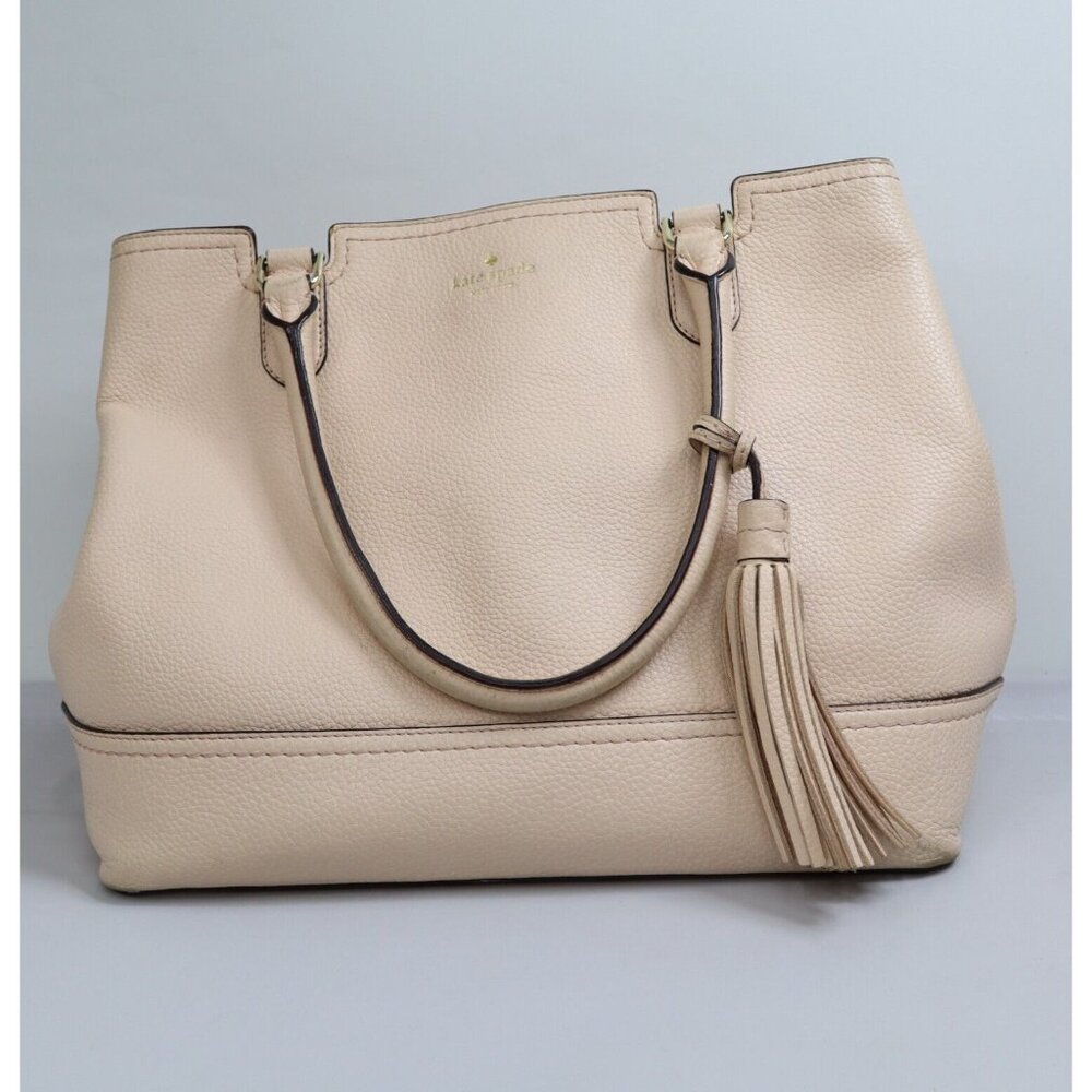 Kate Spade Jenner MacCall Cow Light Pink Leather‎ Shoulder Tote Bag